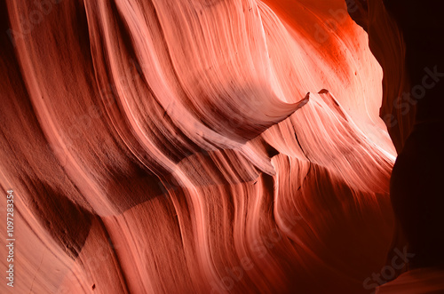 Antelope Canyon is a slot canyon in the American Southwest. It is on Navajo land east of Page, Arizona. Antelope Canyon includes two separate, scenic slot canyon sections