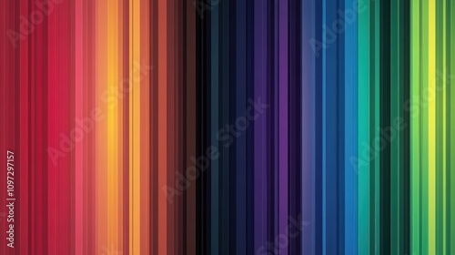 Vibrant Rainbow Stripes Abstract Background