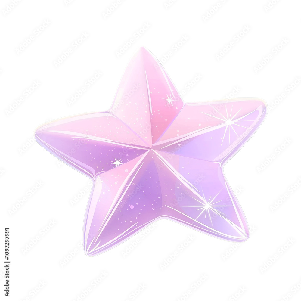 star isolated on white background