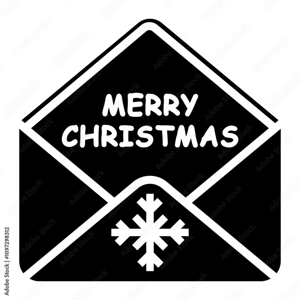 Obraz premium Christmas Solid icon