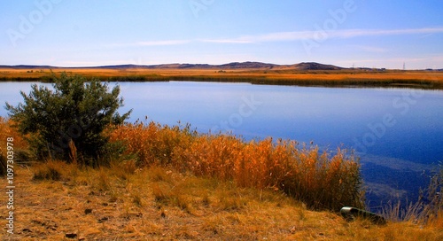 Water. Beautiful colored landscape tourism hobby.