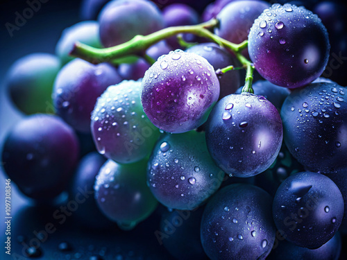 Wallpaper Mural bunch of grapes. grape, fruit, food, isolated, grapes, red, bunch, fresh, healthy, ripe, white, berry, wine, agriculture, vine, juicy, sweet, dessert, cluster, purple, blue, vegetarian, diet, nature,  Torontodigital.ca