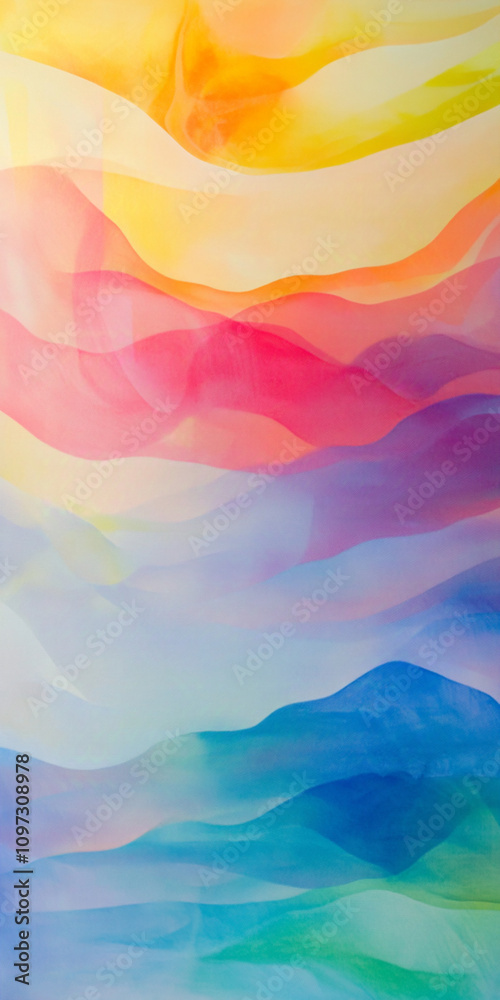A psychedelic oil pattern with a shiny iridescent coating and vibrant colors