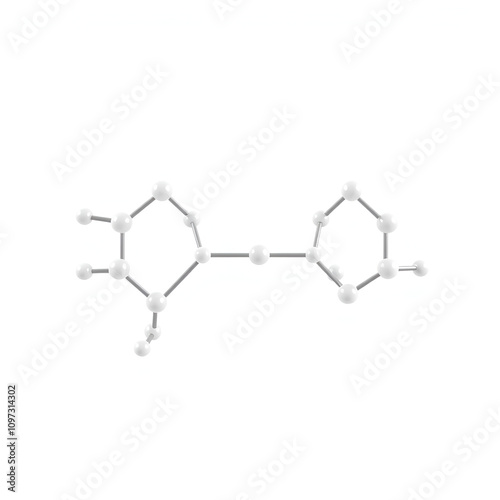 3D image of Phosphatidylinositol bisphosphate skeletal formula - molecular chemical structure of cell membranes  phospholipid isolated on white background photo