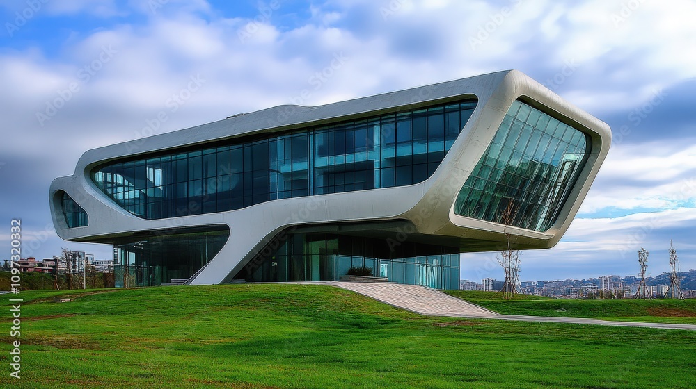 Fototapeta premium modern office building