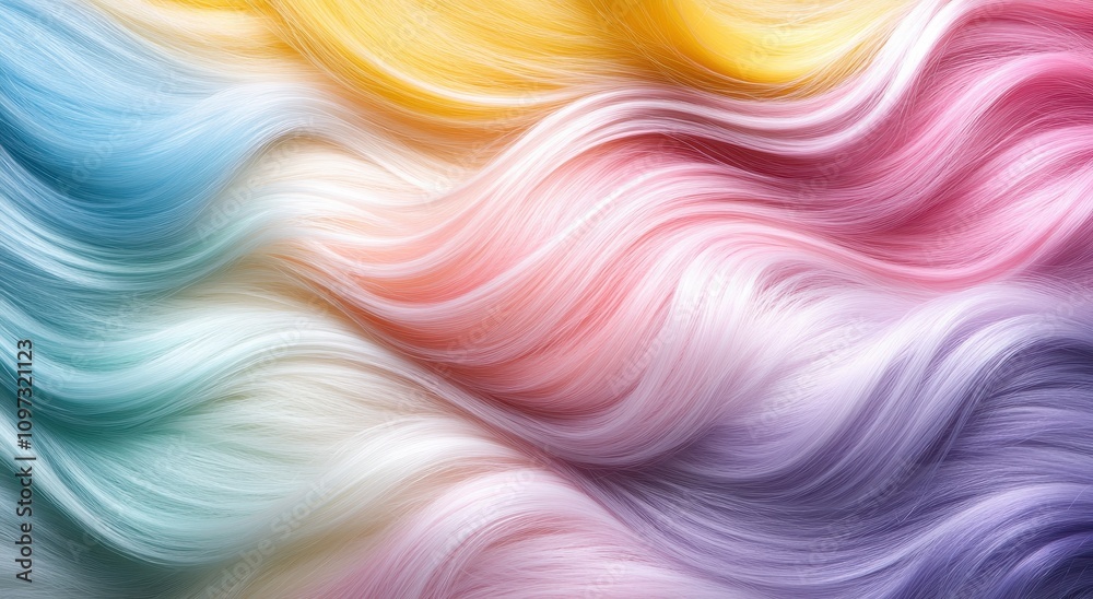 A vibrant, swirling pattern of soft pastel colors, reminiscent of flowing fabric or hair, creating a soothing and visually appealing effect. A vibrant, swirling pattern of soft pastel colors, reminiscent of flowing fabric or hair, creating a soothing and visually appealing effect.