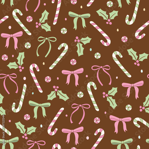 Coquette Christmas Pattern 4