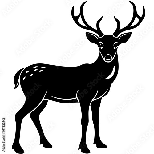 deer silhouette vector