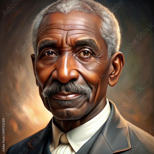 Realistic Portrait of George Washington Carver