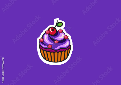 cupcake with cherry