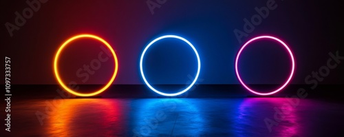 Exploring neon light installation: vibrant