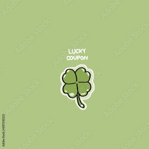 four clover lucky couple image
