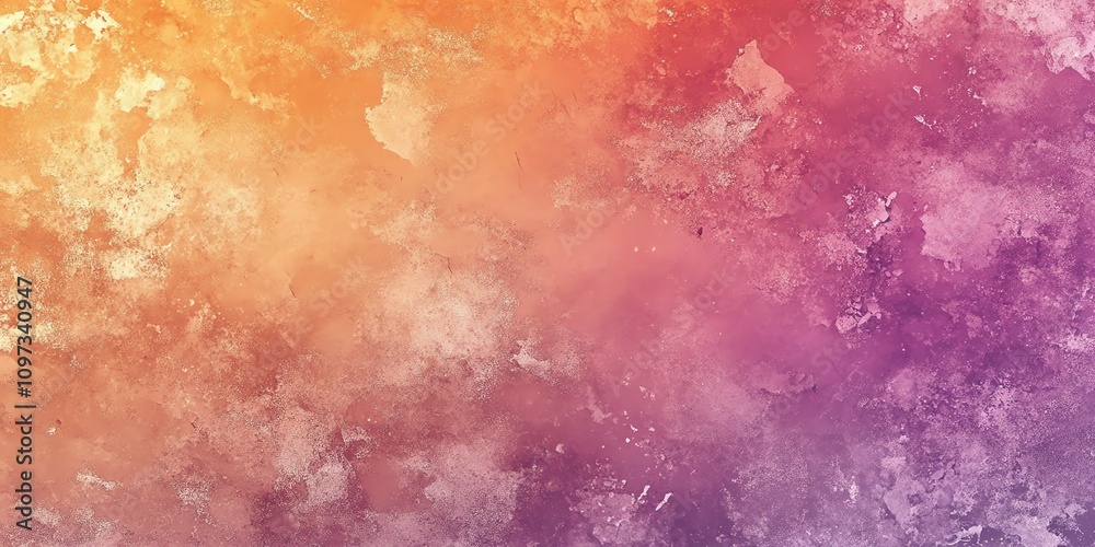 Fototapeta premium A vibrant abstract background blending orange and purple hues with a textured appearance.