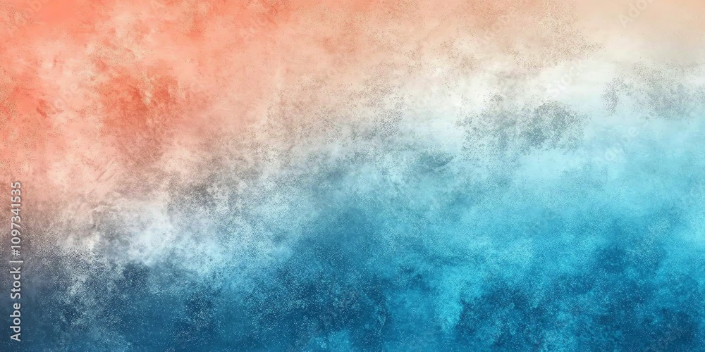 Fototapeta premium A textured gradient background blending warm and cool colors.