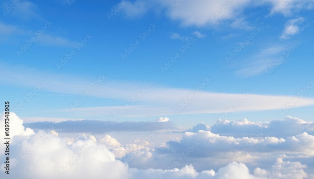 blue sky with beautiful clouds blue sky with beautiful clouds