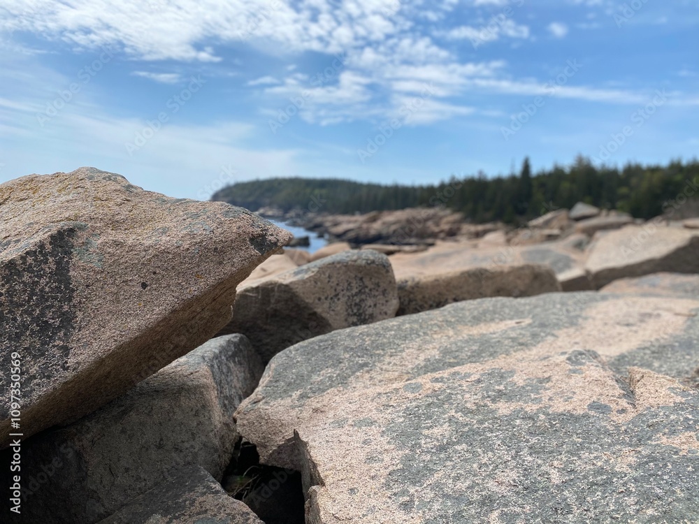 Rocky seaside Rocky seaside