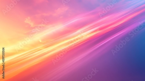 A vibrant abstract background with flowing colors of pink, purple, and orange.