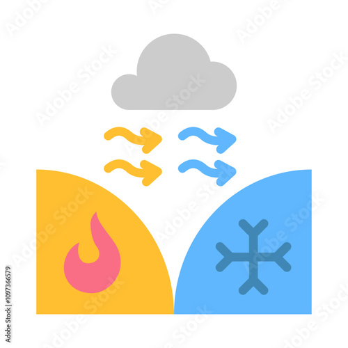 Warm Front Icon