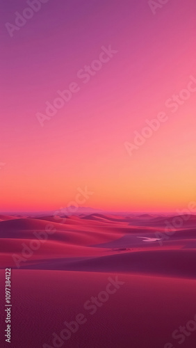 Soft orange hues fade into a gradient of purple shades at the horizon, soft focus, purple orange sky, natural beauty, abstract sunset watercolor background, gentle colors