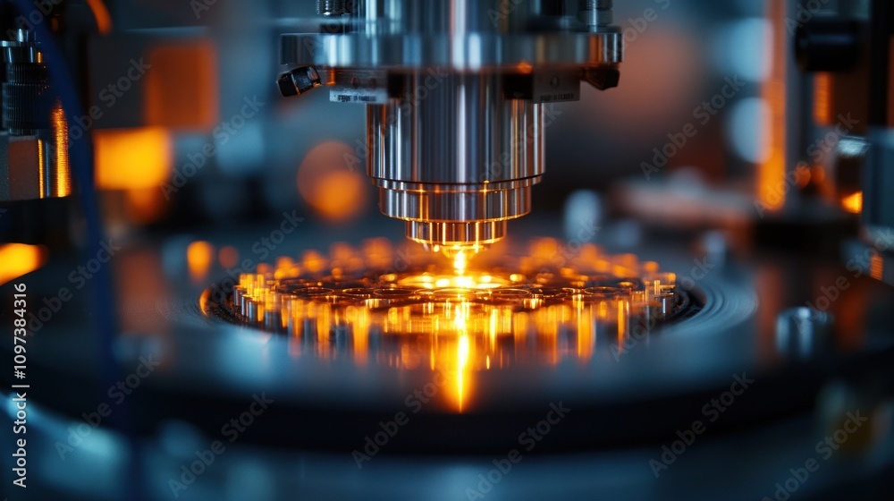 Physicists perform a quantum superposition experiment using advanced technology in a quantum lab. Physicists perform a quantum superposition experiment using advanced technology in a quantum lab.