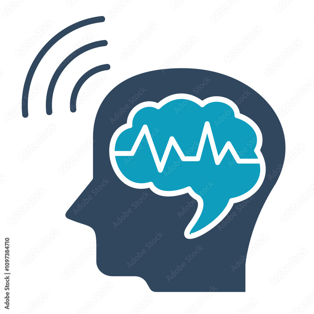 Brainwaves Icon Brainwaves Icon