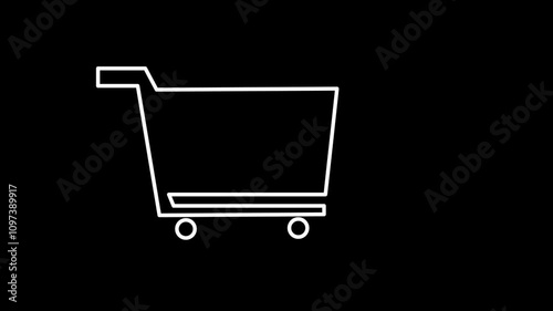 Shopping Cart Icon.Shopping Cart - Illustration Icons