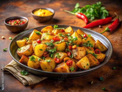 Spicy Roasted Potatoes: Batata Harra - Architectural Photography