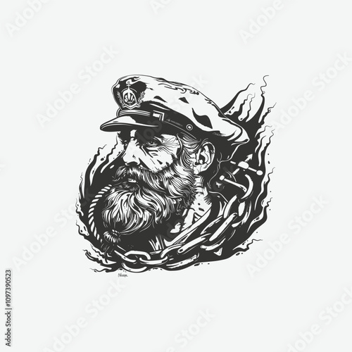 mariner vector illustration