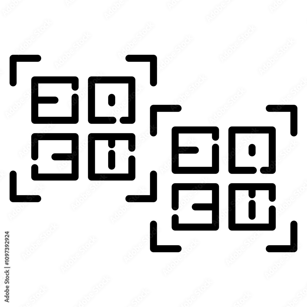 Qr code icon Qr code icon