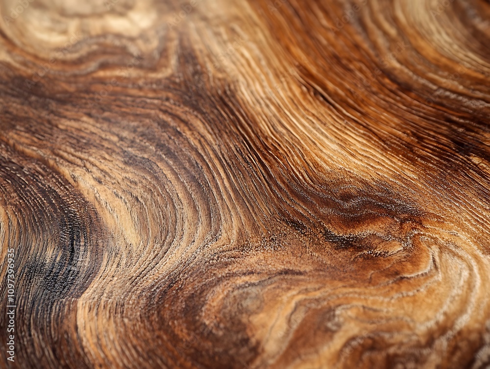 Naklejka premium Aged wood texture with a rough surface and deep grain lines in various shades of brown and black, showcasing natural imperfections and rustic characteristics.