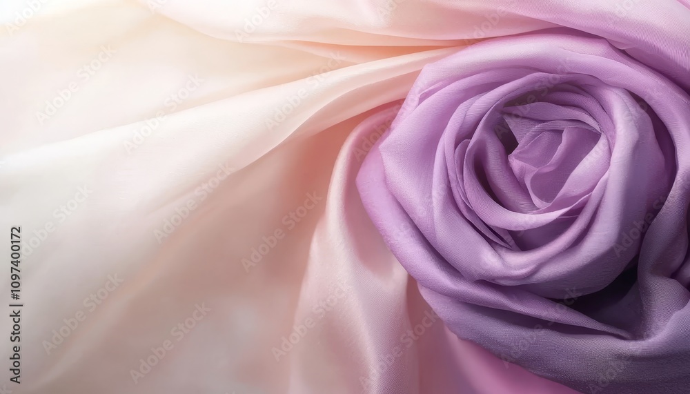 Shimmering Fluid Gradient Patterns with Lavender Rose and Delicate Textures on Fabric Background Shimmering Fluid Gradient Patterns with Lavender Rose and Delicate Textures on Fabric Background
