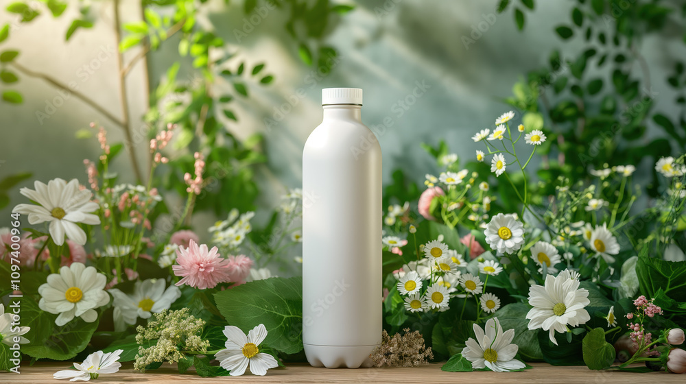 Mockup background for water bottle in a room of soft lighting, flowers, and greenery. Contemporary and sophisticated look to add logo or graphic on bottle. Great for marketing or event.
Mockup background for water bottle in a room of soft lighting, flowers, and greenery. Contemporary and sophisticated look to add logo or graphic on bottle. Great for marketing or event.