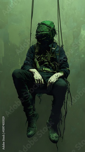 Suspended in Despair: A Post-Apocalyptic Vision