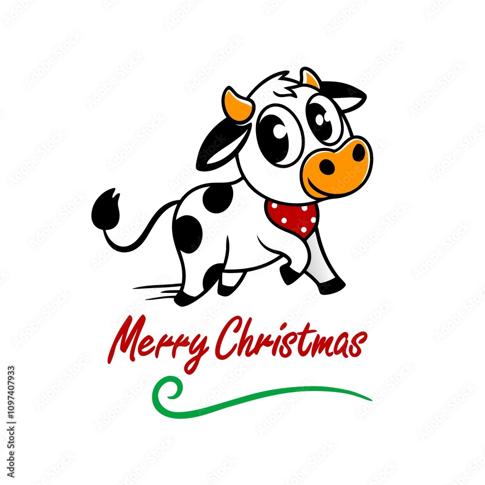 a cute cow with text a cute cow with text