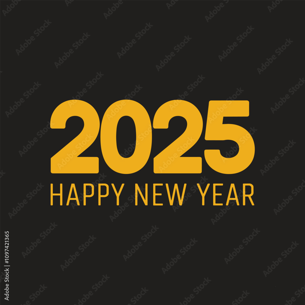 Happy New Year 2025 Template. Happy New Year 2025 Template.