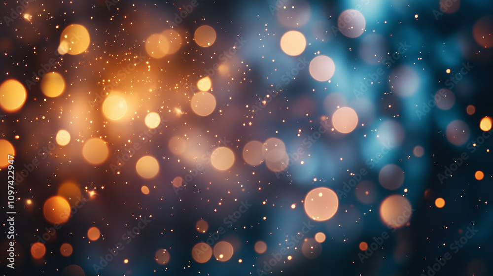 Abstract bokeh Christmas lights background Abstract bokeh Christmas lights background