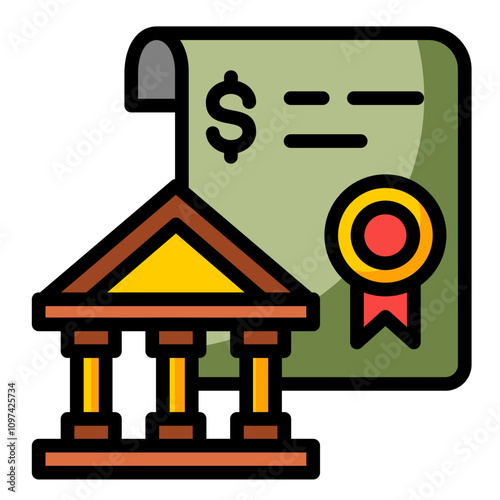 Government Bonds Icon