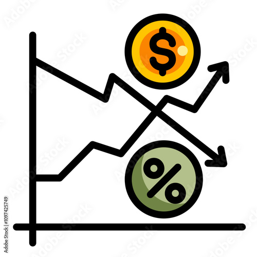 Inverse Relationship Icon