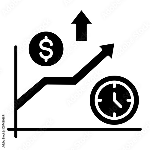 Yield Curve Icon