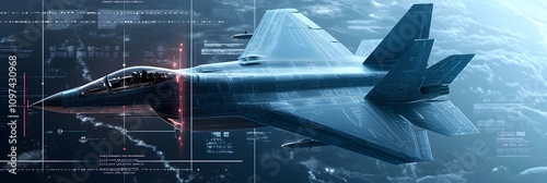 The introduction of digital radar interfaces on military aircraft as part of aviation technology advancements