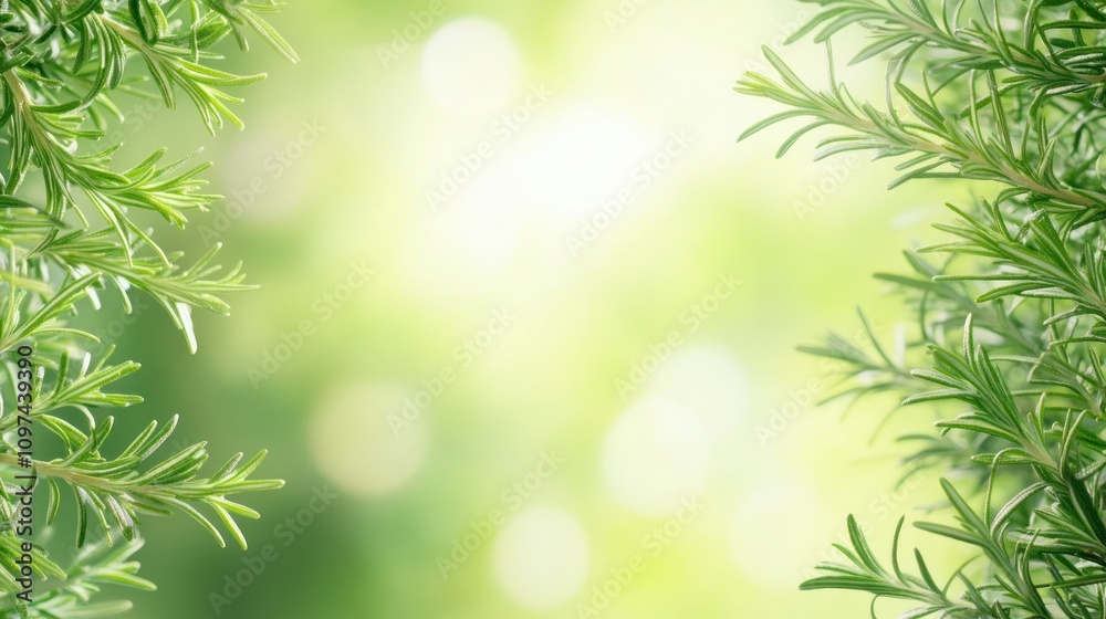 A soft-focus background featuring green foliage and light, creating a serene atmosphere. A soft-focus background featuring green foliage and light, creating a serene atmosphere.