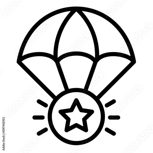 Golden Parachute Icon