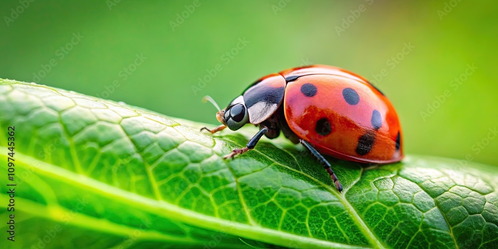 Lady bug resting peacefully on a green leaf, Ladybug, Insect, Bug, Leaf, Wildlife, Nature, Macro, Close-up, Vibrant, Beautiful, Red Lady bug resting peacefully on a green leaf, Ladybug, Insect, Bug, Leaf, Wildlife, Nature, Macro, Close-up, Vibrant, Beautiful, Red