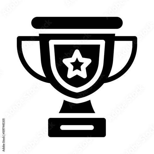 trophy glyph icon
