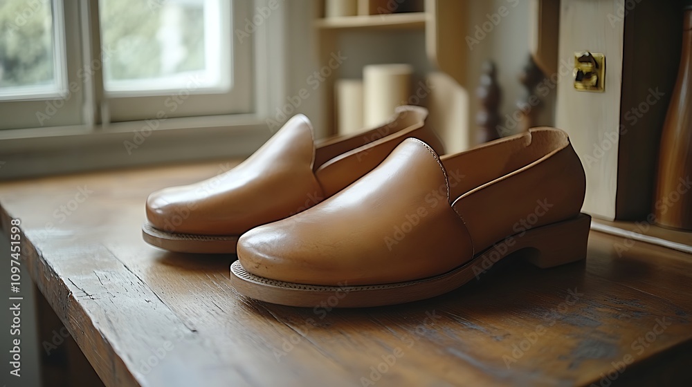 Stylish shoes home product indoor close-up fashion Stylish shoes home product indoor close-up fashion