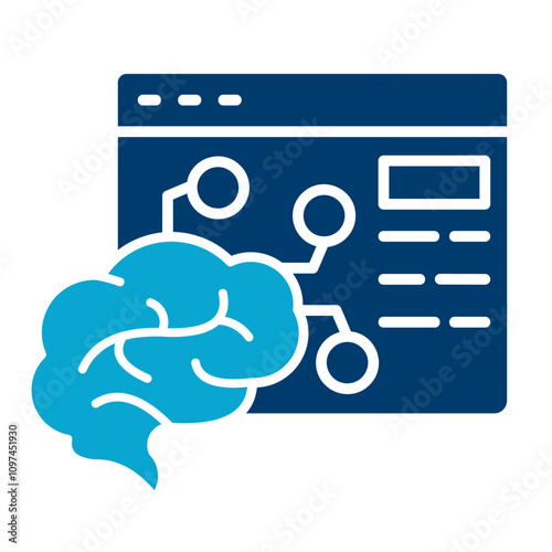 Brain Interface Icon