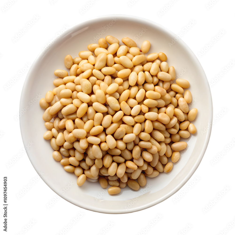 Pine nuts isolated on transparent background Pine nuts isolated on transparent background