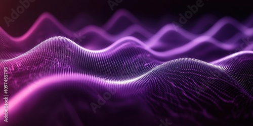 Smooth oscillations Mauve hues A visualization of sou
