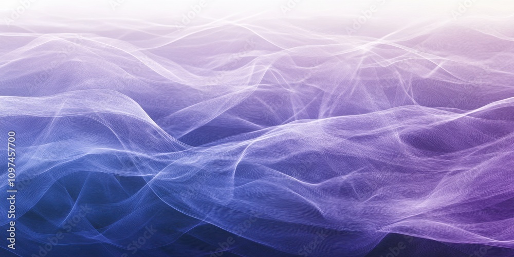 Obraz premium sound patterns Lavender hues A visualization