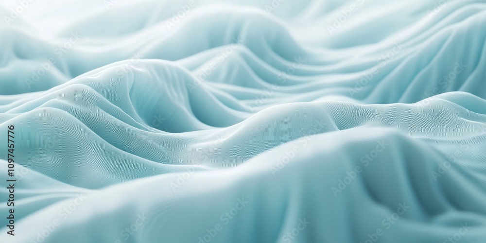 Obraz premium sound patterns Powder blue A visualization o